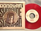 HEAR IT 60's Red Vinyl Promo 45 rpm record w/PS Donovan 
