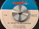 PANAMA EX Latin Salsa Guaguanco MANITO JOHNSON Negrito Milagroso 7' 45rpm RARE