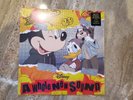 New Disney Mickey Mouse A Whole New Sound Clear/Black Splatter Colored Vinyl