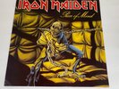 IRON MAIDEN   PIECE OF MIND   LP 1983 EMI – EMA 800   RARE GATEFOLD MERCH SHEET