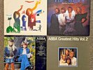 4 ABBA LP Jackets Only: The Album The Singles Greatest Hits Greatest Hits Vol. 2