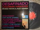 Coleman Hawkins plays Desafinado Bossa Nova & Jazz Samba LP Vinyl Jasmine VG+