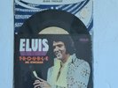 ELVIS PRESLEY ORIGINAL 45 STILL SEALED T.R.O.U.B.L.E. W RETAIL RACK BACKER USA