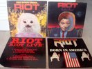 RIOT   FIRE DOWN UNDER, RESTLESS BREED, LIVE & BORN IN AMERICA VINYL LP'S