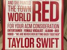 Rare Taylor Swift Red Original Recording Promo Vinyl Big Machine Records 2012