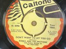 ROMEO & THE EMOTIONS-DON'T WANT TO LET YOU GO/I CAN'T DO NO MORE-RARE ROCKSTEADY