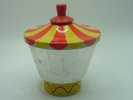 Red Raven Topper Carousel Tin Toy Movie Records Magic Mirror   VINTAGE Antique