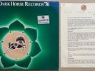 RARE DARK HORSE RECORDS '76 LP - VARIOUS PROMO SAMPLER DH1 UK + SIGNED LETTER