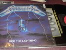 METALLICA RIDE THE LIGHTNING LP INNER SLEEVE 1984 ELECTRA 603367 VG+