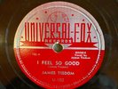 Universal Fox 102 JAMES TISDOM Overall Blues  78rpm Blues  E-  TEXAS blues hc