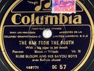 Rube Bloom and His Bayou Boys : The man from the south 78 rpm COLUMBIA DC 57