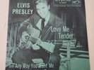 Elvis Presley LOVE ME TENDER (GREAT ROCK N ROLL 45/PS) #6643 PLAYS VG+ TO VG++