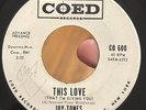 RARE Sweet Soul Northern PROMO 45 JOY TONES This Love COED VG++ * Clean