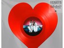 ABBA - LAY YOUR LOVE/I’VE BEEN WAITING FOR YOU HEART SHAPED 12”. Red vinyl