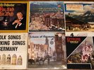 Traditional German/Austrian Folk Vinyl LP Lot: SIX GERMAN Alpine Volksmusik LPs