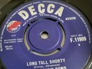 THE GRAHAM BOND ORGANIZATION LONG TALL SHORTY / LONG LEGGED BABY DECCA F 11909