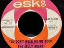 The Jelly Beans / You Don't Mean Me No Good/I'm Hip To You 45 Eskee Promo Orig