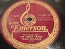 KLEZMER NAFTULE BRANDWINE Hot Clarinet Solo 78 RPM Record Jewish Emerson 13237