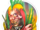 EX/EX Marillion  Garden Party / Margaret SHAPED VINYL 45 PICTURE DISC