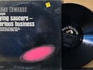 RARE Spoken Word LP FRANK EDWARDS Flying Saucers - Serious Business