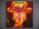 SEPULTURA - ABOVE THE REMAINS  VINYL LP  RED  COLOR   OFFICIAL LIVE 1989 BOOTLEG