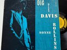 Miles Davis Dig Sonny Rollins LP Prestige RVG Jackie McLean DG