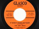 Northern Soul 45 - Lost Souls - It Won't Work Out Baby - Glasco