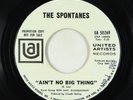 Northern Soul 45 - Spontanes - Ain't No Big Thing/Where Did I Go Wrong - UA