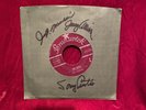 The Crickets-OH BOY /NOT FADE AWAY- Brunswick1957- 45 Rpm- SIGNED -Worn Vinyl.