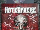 HATESPHERE - THE GREAT BLUDGEONING(RARE CLEAR RED VINYL/ONLY 500 & SIGNED)