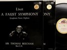 ASD 317/318 W/G Liszt, A Faust Symphony, Beecham, Royal Philharmonic 2 disc set