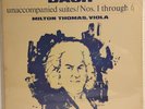Bach Unaccompanied Suites 1 Through 6 Milton Thomas Viola 3xLP Box Set 1964 Mint