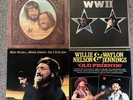 Willie Nelson Waylon Jennings 4x LP Vinyl Records VGC Old Friends To The Limit