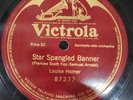 78 RPM Star Spangled Banner Louise Homer Victrola 87277 SINGLE SIDED
