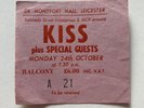 Kiss & Helix - Original 1983 Concert ticket stub   RARE