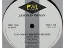 Jason Donovan - Too Many Broken Hearts (Techno Mix) (VINYL)