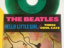 The BEATLES Hello Little Girl/Three Cool Cats GREEN VINYL 45 DECCAGONE a3600