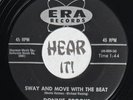 TUFF Rockabilly Rocker 45 DONNIE BROOKS Sway And Move With The Beat ERA hear
