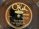Okeh 8774 Louis Armstrong Orch DALLAS BLUES/Bessie Cdnt Help It 78 rpm 1930 EE+