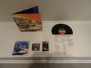 LED ZEPPELIN HOUSES HOLY LP 1977 PIROS SPECIALTY WITH PROMO CARD PIN SET COASTER