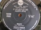 CAROLYN FRANKLIN - Reality / It's True I'm Gonna. - Oz 1969 RCA Northern Soul 45