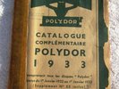 1933 FRENCH Arabic POLYDOR Catalogue Complementaire SUPPLEMENT RECORD CATALOG