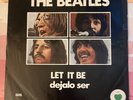 BEATLES 45. Mexico 1970. LET IT BE. YOU KNOW MY NAME. Apple 6645. W/PS. MONO. EX