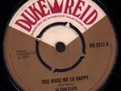 ALTON ELLIS / THE SUPERSONICS YOU MADE ME SO HAPPY / DUKE'S REGGAE 7