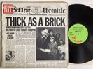 JETHRO TULL, THICK AS A BRICK ORIG U.K 1st 3U 2U Porky cut, newspaper cover (5