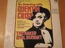 An Evening With Quentin Crisp Naked Civil Servant 1979 2 LPs Rare SIGNED LGBTQ