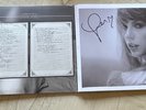 Taylor Swift The Tortured Poets Department TTPD Vinyl Manuscript Signed HEART
