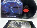 Metallica- Ride The Lightning LP Vinyl 1984  Elektra “MASTERDISK” EX / VG+