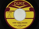 Blues R&B 45 - Little Junior Parker - Sweet Home Chicago - Duke