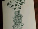 L.V.  Berkner High School Ram Bands 1981-82, Richardson Texas (3 LPs Private)